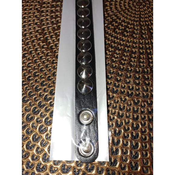 Leather Wrist Cuffs X3 - Picture 2 of 4